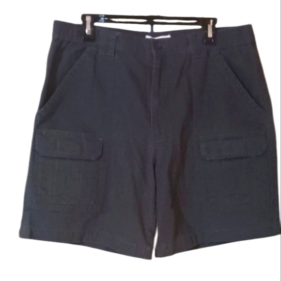 Savane Pants - Men's Dark Gray Cargo Shorts 36